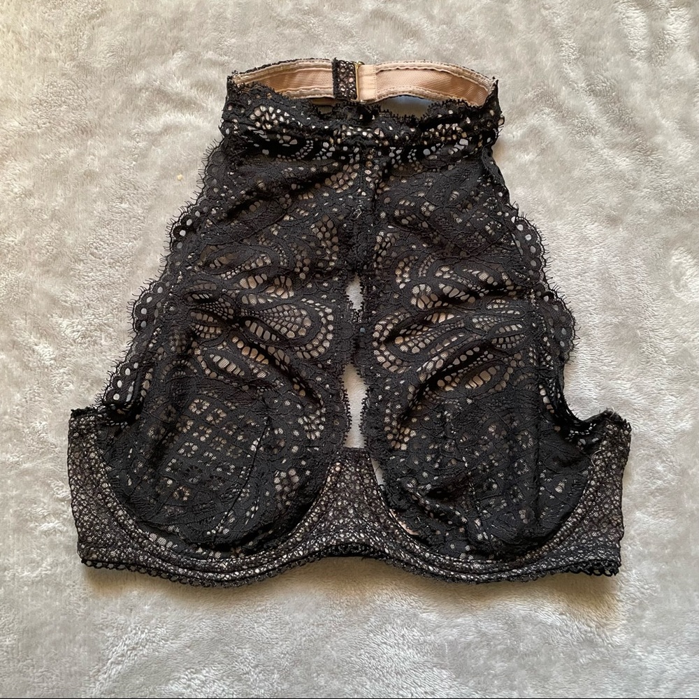 Black Lace Bra